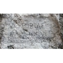 Rímsky nápis na Trenčianskej skale r.179